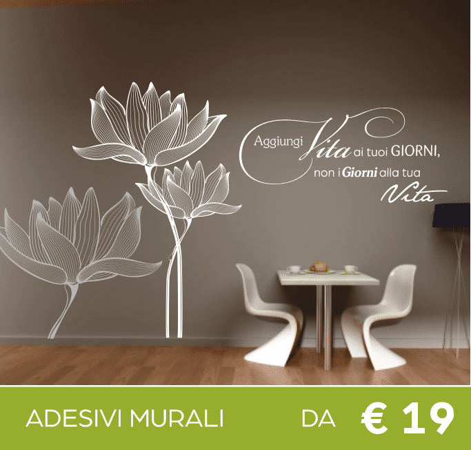 adesivi murali personalizzate decorazioni sagomate su misura 