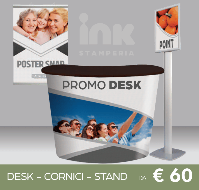 desk cornici poster stands